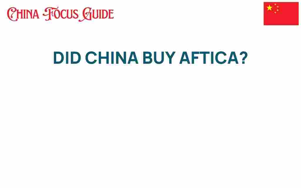did-china-buy-africa