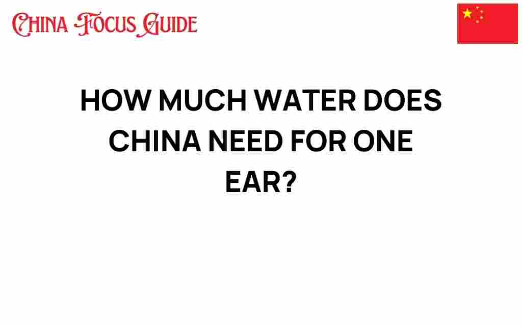 how-much-water-does-china-need-for-one-year